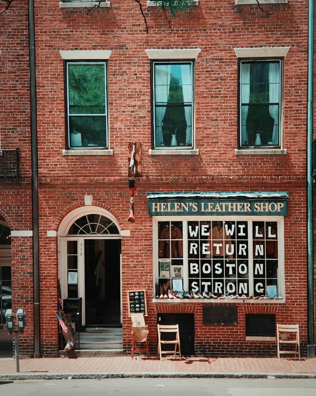 Helen's Leather Shop, Boston — Boston Strong