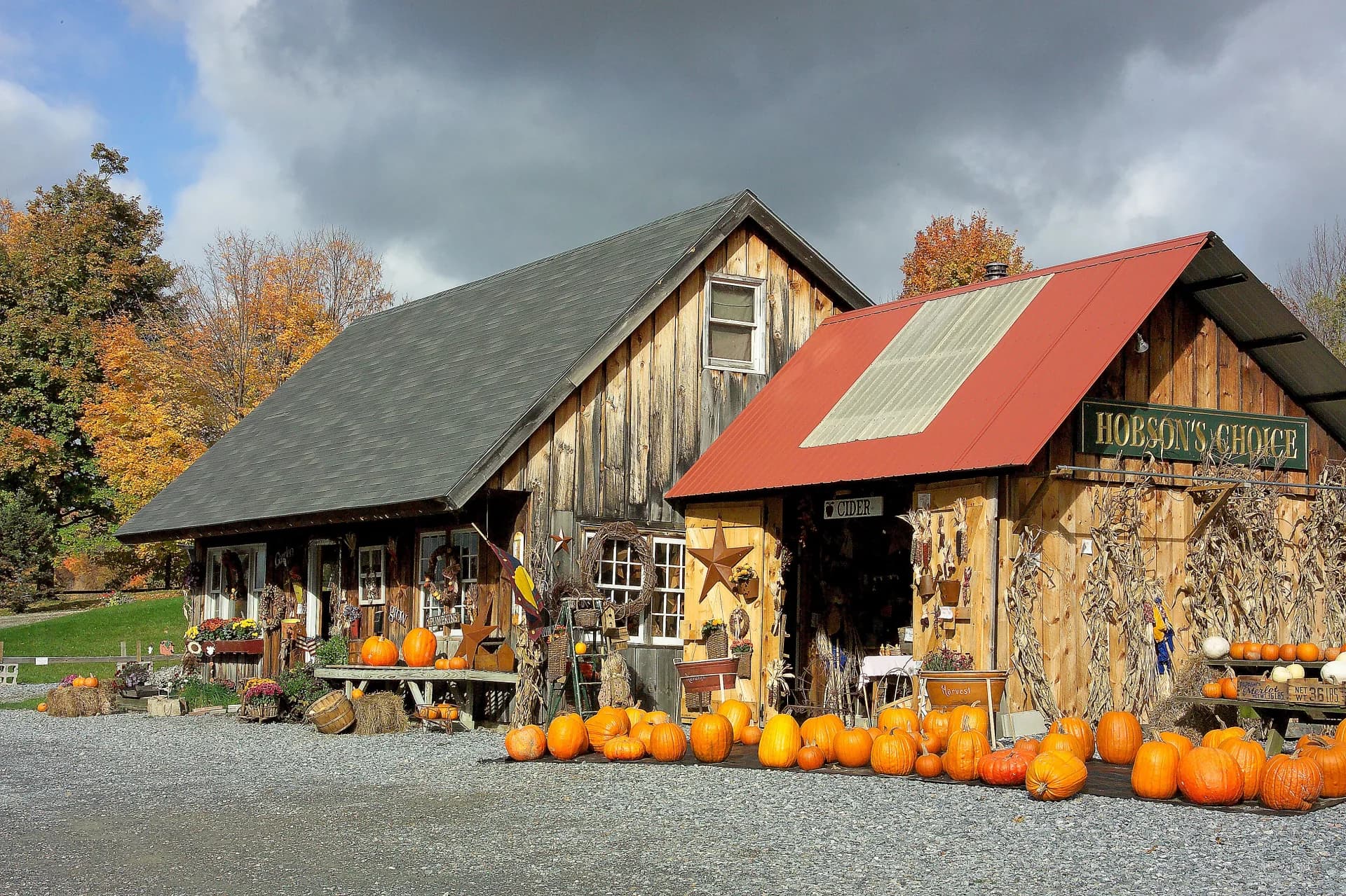 Vermont autumn landscape